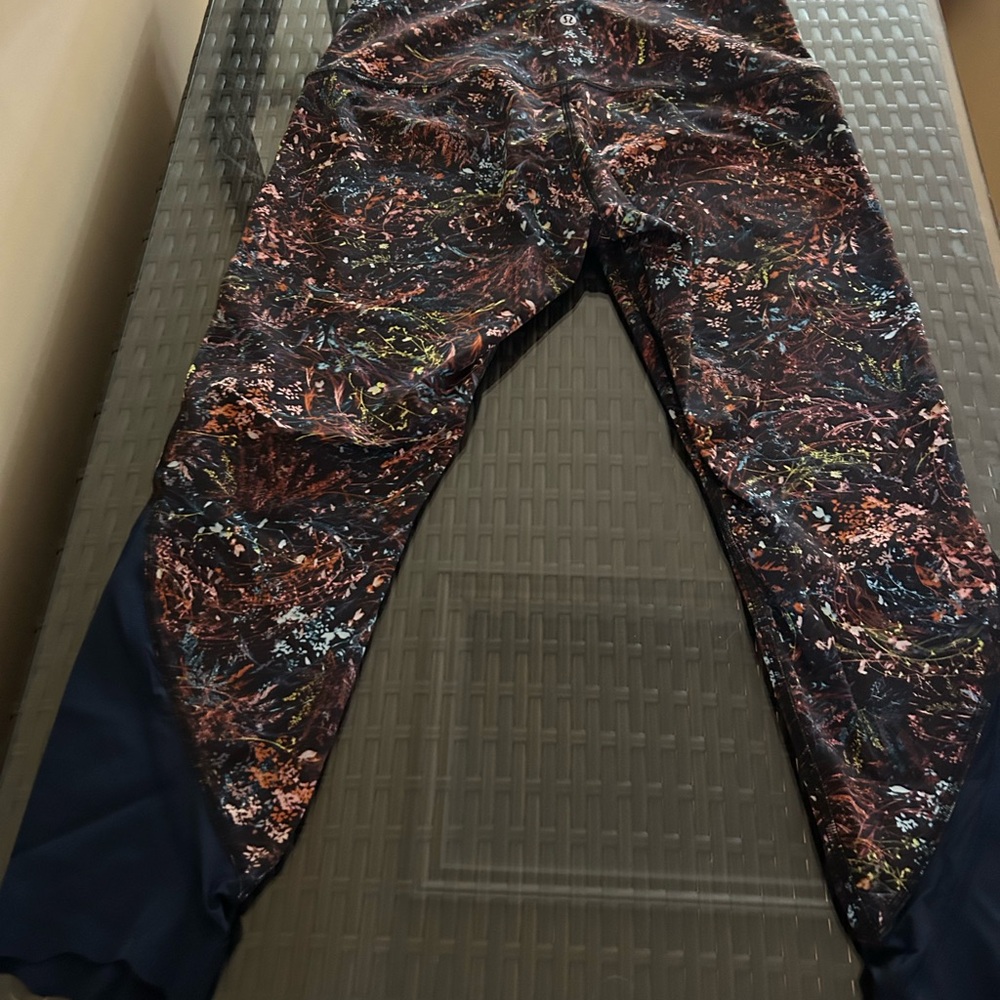 Colorful Abstract Patterned Leggings